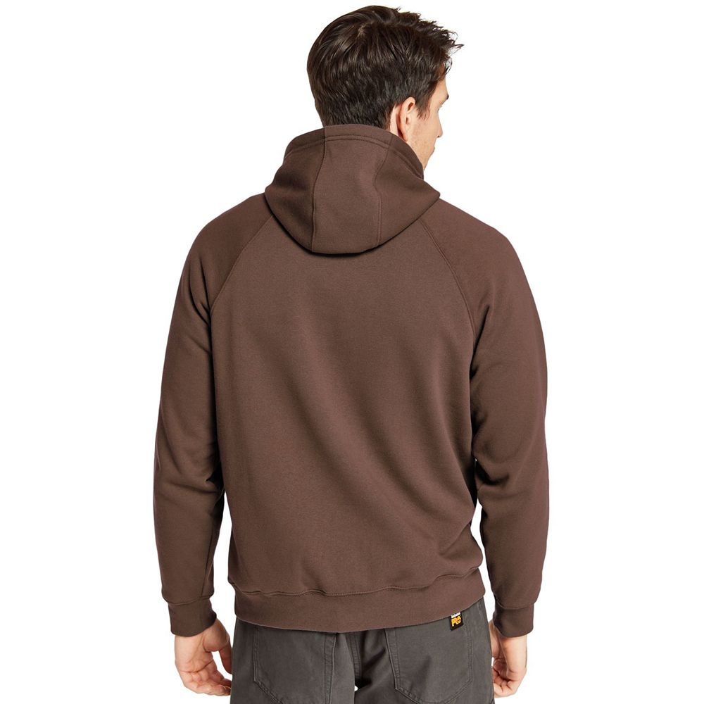 Timberland Φουτερ Ανδρικα Βαθυ Καφε - Pro® Big & Tall Hood Honcho Sport Hoodie - Greece 4230985-GO